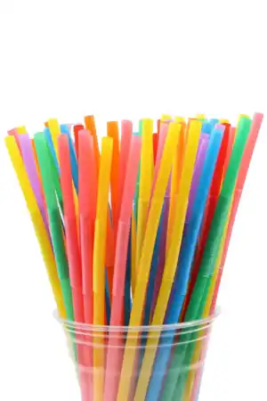 plastic straws